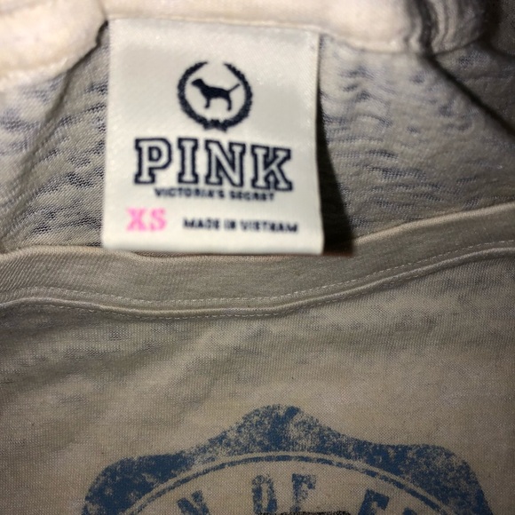 PINK xsmall Burnout Phi Beta sorority T-shirt - Picture 4 of 7